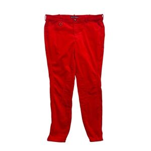 Ralph Lauren Red Corduroy Jodhpurs Riding Breeches Pants Sz 12